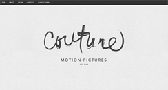 Desktop Screenshot of couturemotionpictures.com